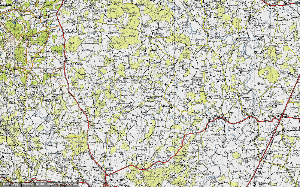 Old Map of Staples Hill, 1940 in 1940