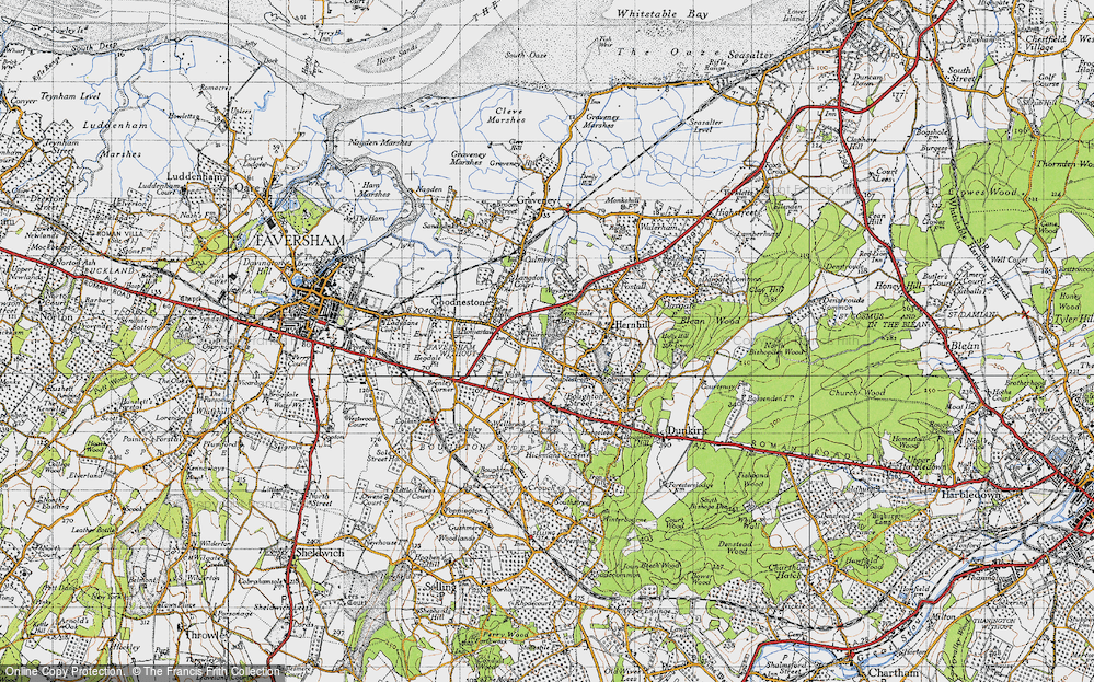 Old Map of Staplestreet, 1946 in 1946