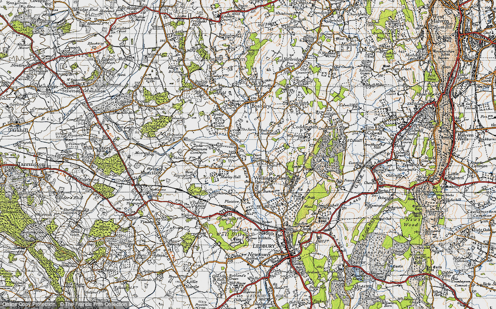 Old Map of Staplow, 1947 in 1947