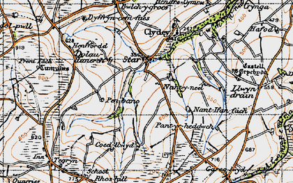Old map of Star in 1947
