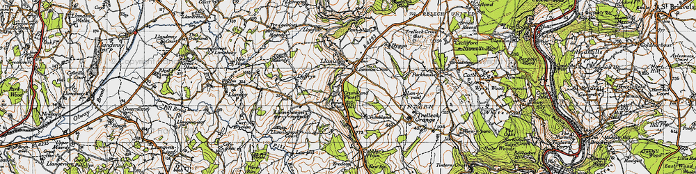 Old map of Star Hill in 1946
