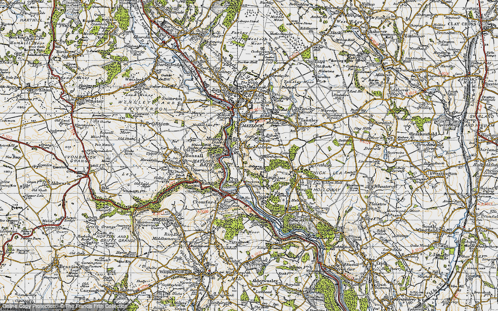 Old Map of Starkholmes, 1947 in 1947