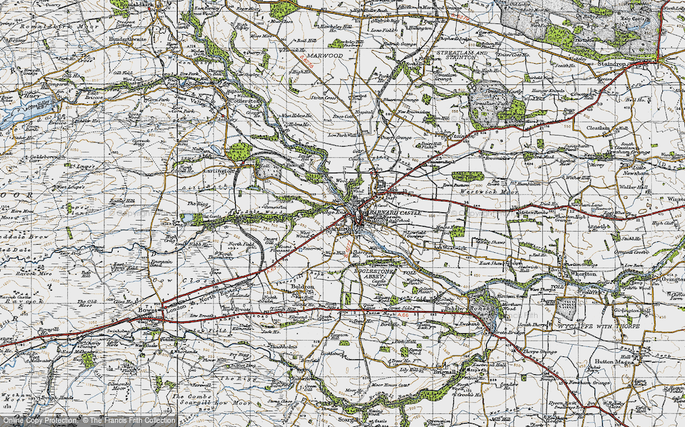 Old Map of Startforth, 1947 in 1947