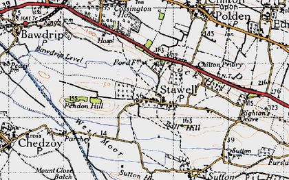 Old map of Stawell in 1946