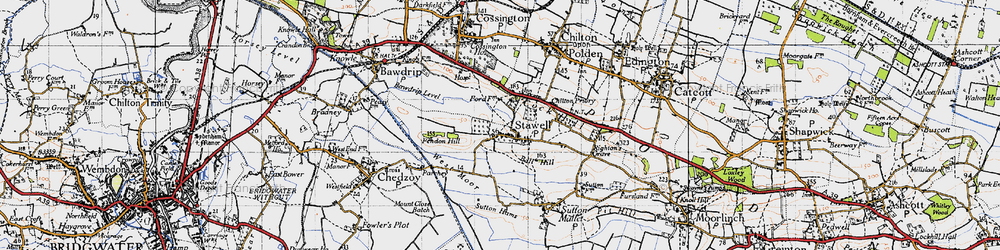 Old map of Stawell in 1946
