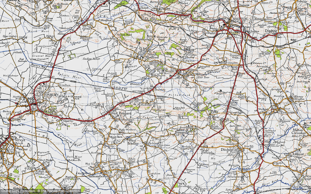 Old Map of Steanbow, 1946 in 1946