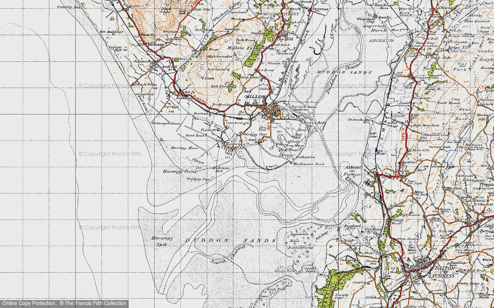 Old Map of Steel Green, 1947 in 1947