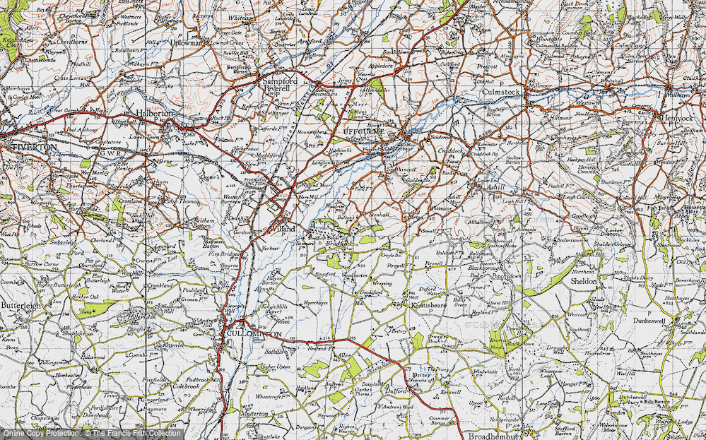 Old Map of Stenhill, 1946 in 1946