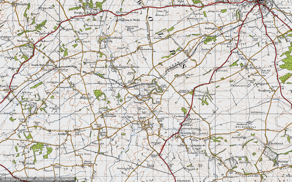Old Map of Stenigot, 1946 in 1946