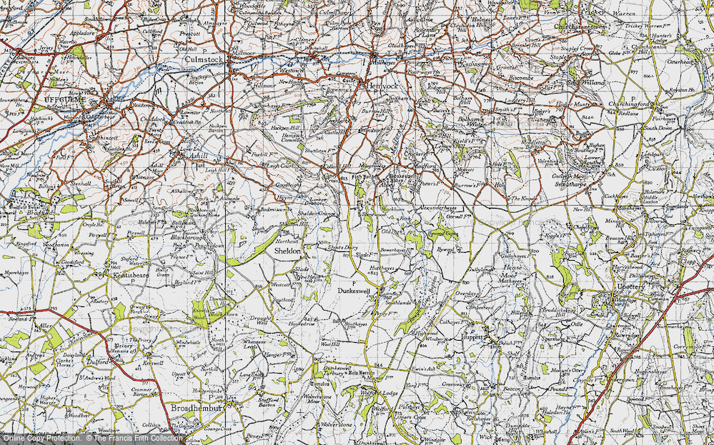 Old Map of Stentwood, 1946 in 1946