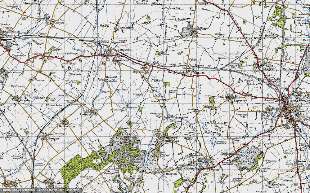 Old Map of Stenwith, 1946 in 1946