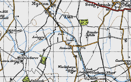 Old map of Stenwith in 1946