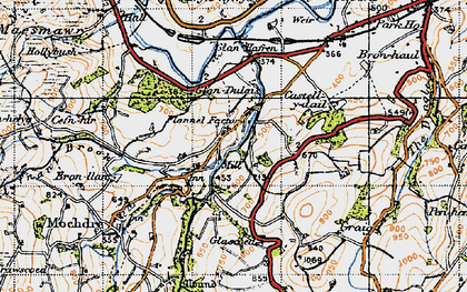 Old map of Stepaside in 1947