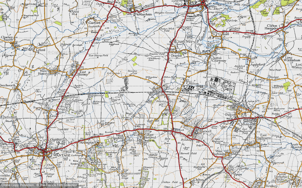 Old Map of Steventon, 1947 in 1947