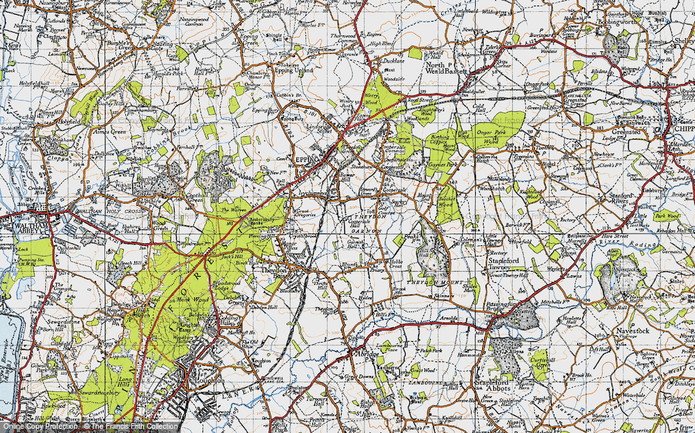 Old Map of Steward's Green, 1946 in 1946