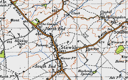 Old map of Stewkley in 1946