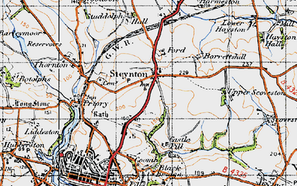 Old map of Steynton in 1946