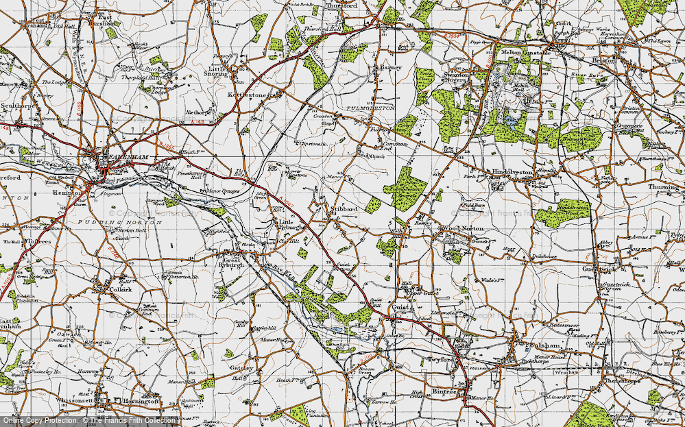 Old Map of Stibbard, 1946 in 1946