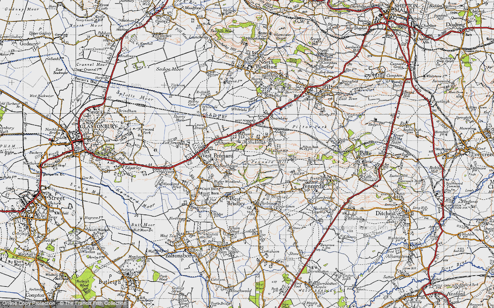 Old Map of Sticklinch, 1946 in 1946