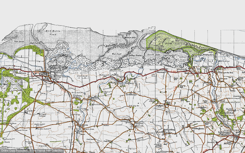 Old Map of Stiffkey, 1946 in 1946