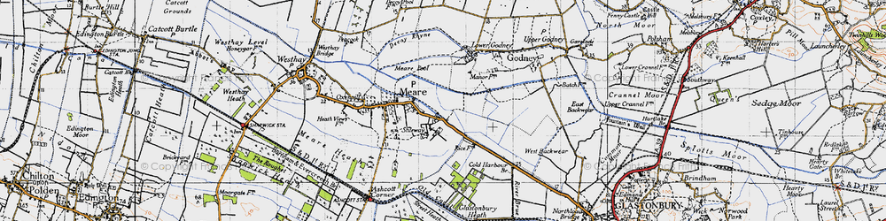 Old map of Stileway in 1946