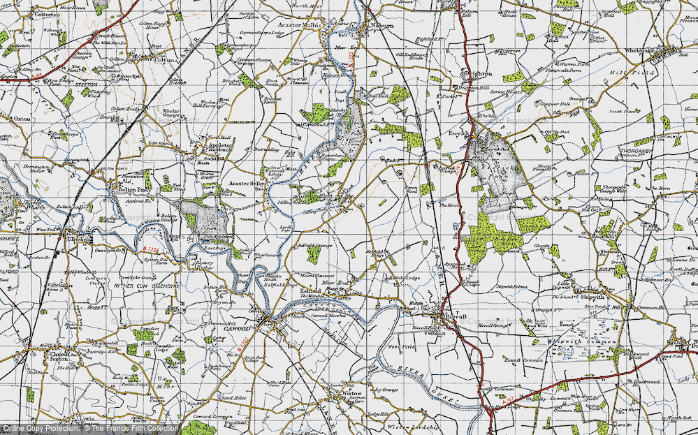 Old Map of Stillingfleet, 1947 in 1947
