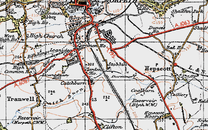 Old map of Stobhill in 1947