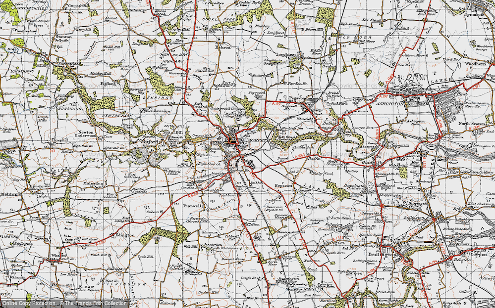 Old Map of Stobhillgate, 1947 in 1947