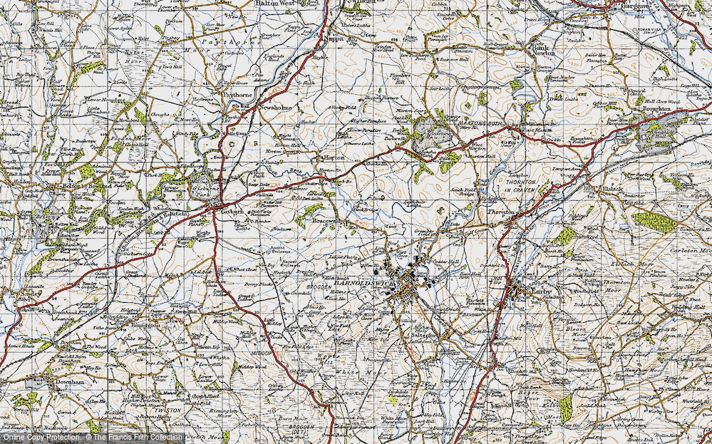Old Map of Stock, 1947 in 1947