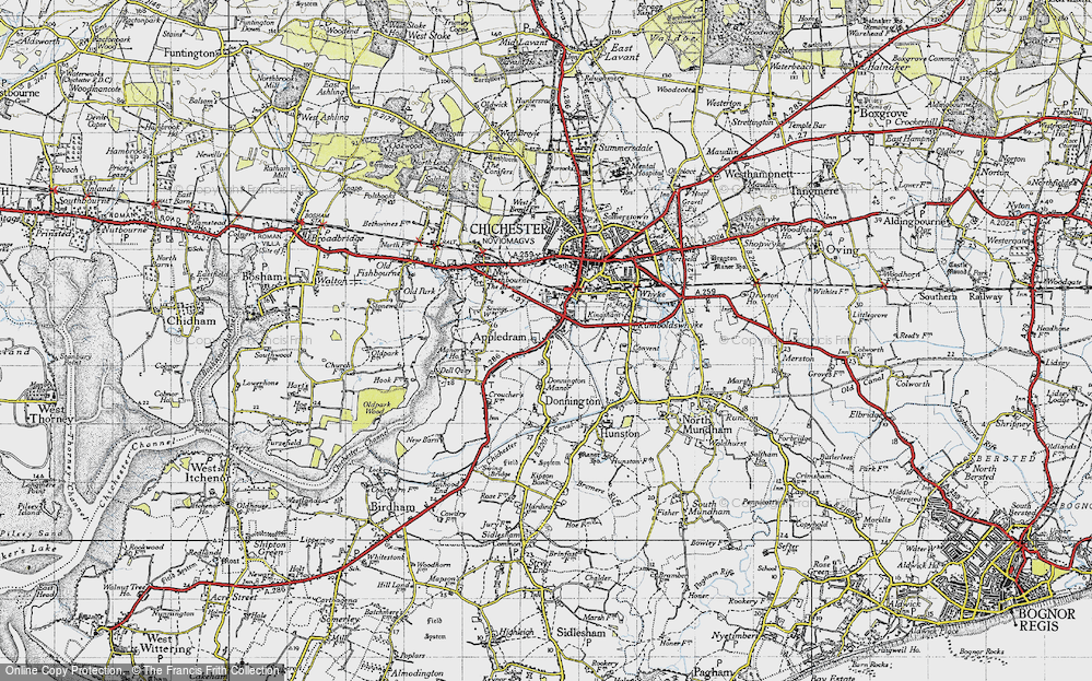 Old Map of Stockbridge, 1945 in 1945