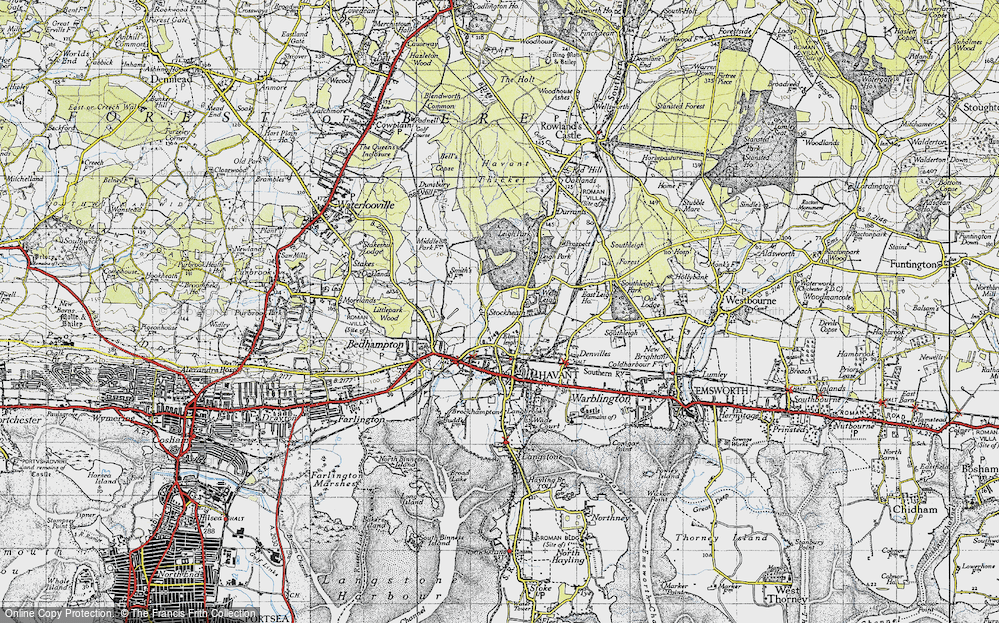 Old Map of Stockheath, 1945 in 1945