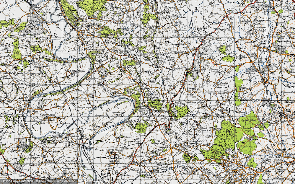 Old Map of Stocking, 1947 in 1947
