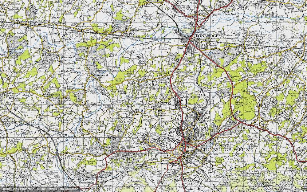 Old Map of Stockland Green, 1946 in 1946