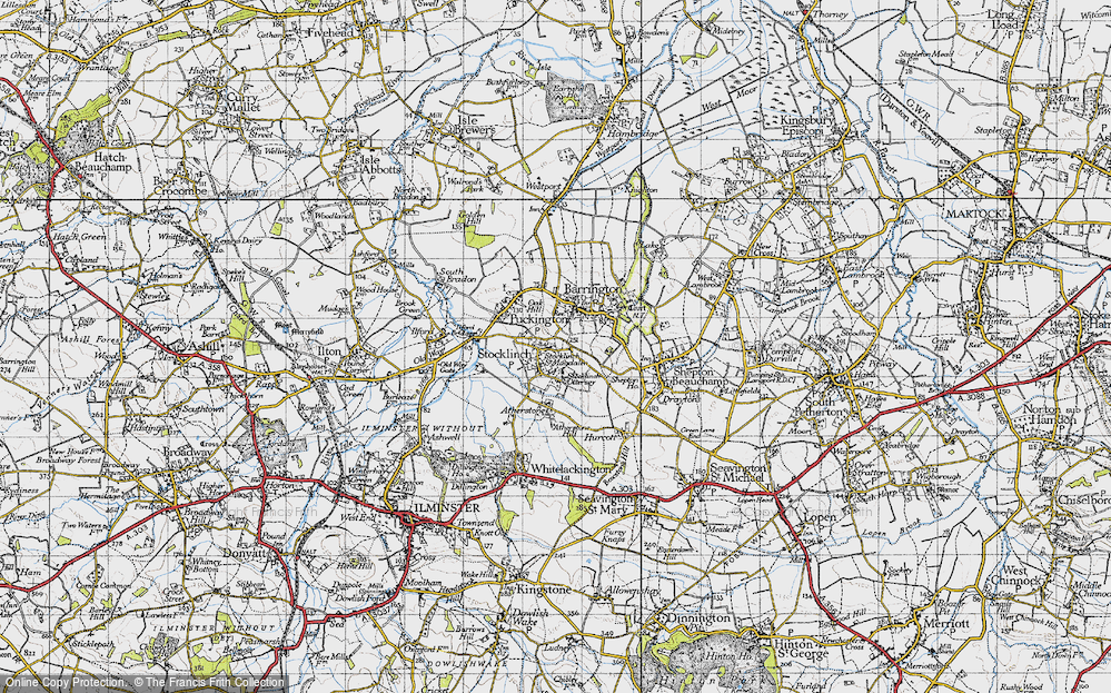Old Map of Stocklinch, 1945 in 1945