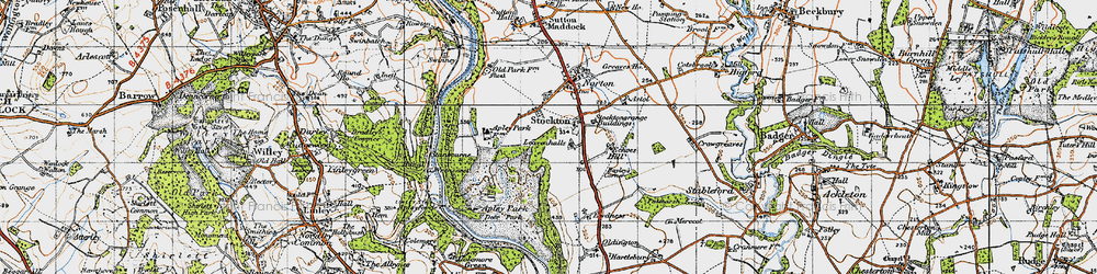 Old map of Leavenhalls, The in 1946