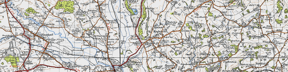 Old map of Stockton in 1947