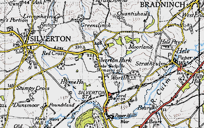 Old map of Stockwell in 1946