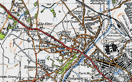 Old map of Stockwell End in 1946