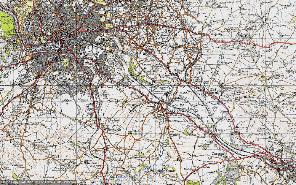 Old Map of Stockwood Vale, 1946 in 1946