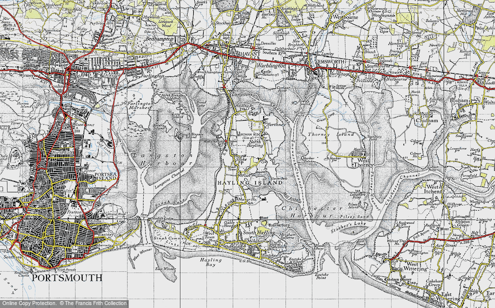 Old Map of Stoke, 1945 in 1945