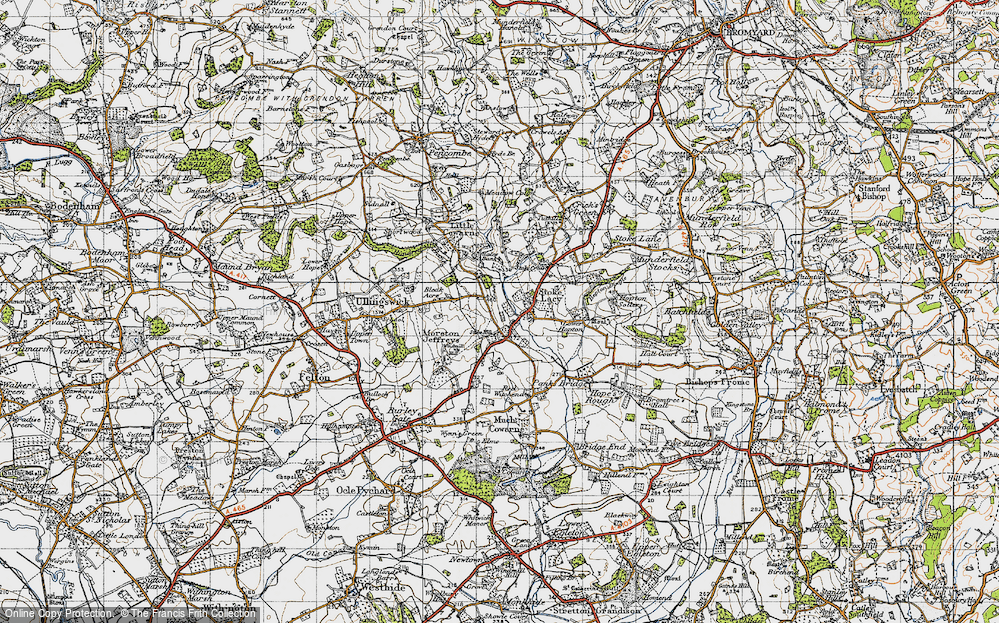 Old Map of Stoke Hill, 1947 in 1947