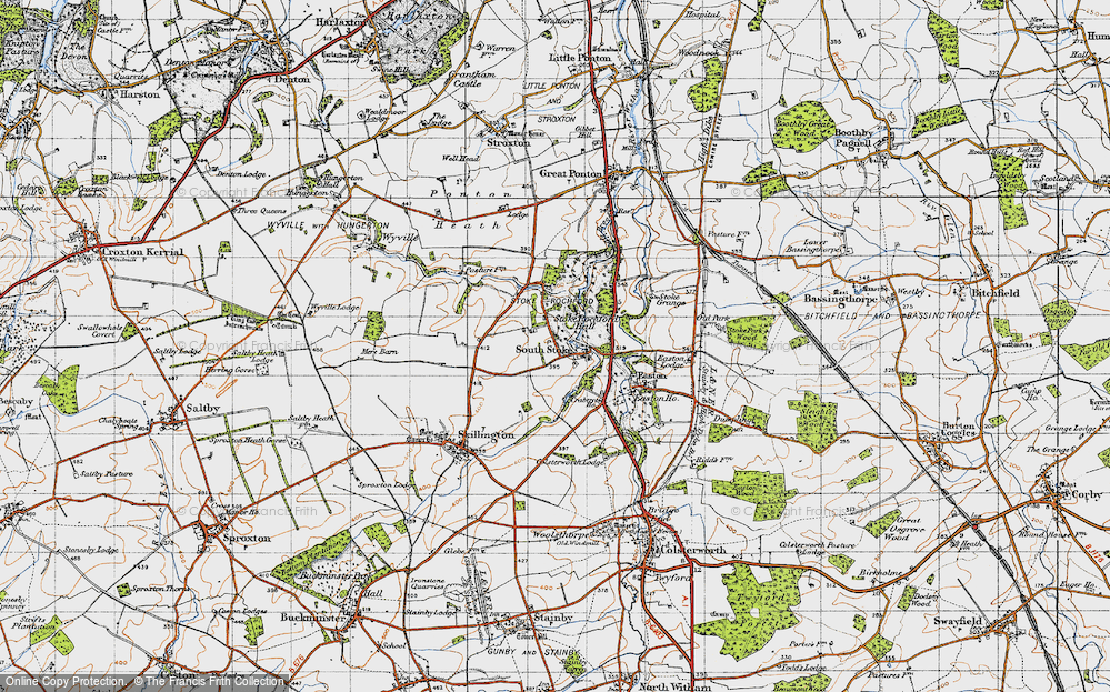 Old Map of Stoke Rochford, 1946 in 1946