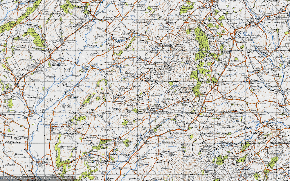 Old Map of Stokegorse, 1947 in 1947