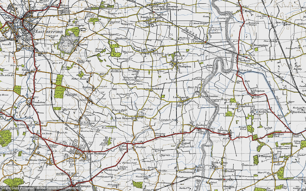 Old Map of Stokeham, 1947 in 1947