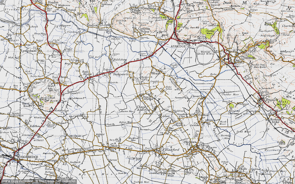 Old Map of Stone Allerton, 1946 in 1946