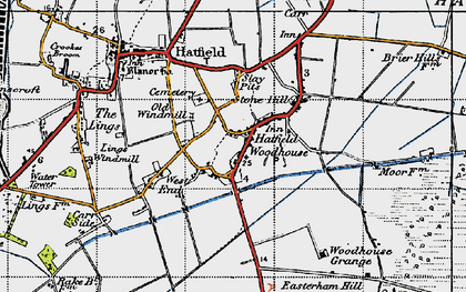 Old map of Stone Hill in 1947