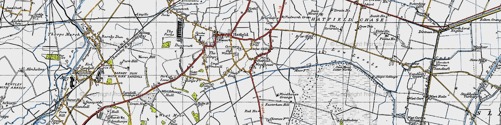 Old map of Stone Hill in 1947