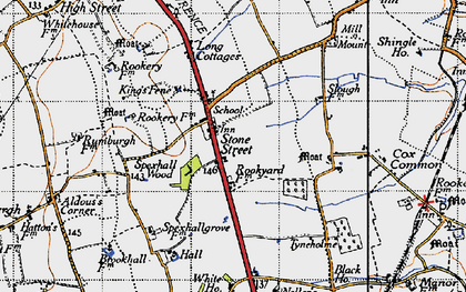 Old map of Stone Street in 1946