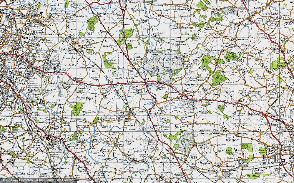 Old Map of Stonebridge, 1947 in 1947