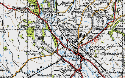 Old map of Stonefield in 1946